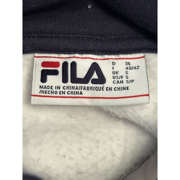 Fila Pullover Jacket Womens Small White Quarter Zip - Picture 7 of 7
